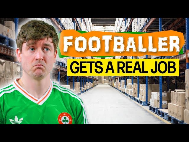 Footballer Gets a Real Job