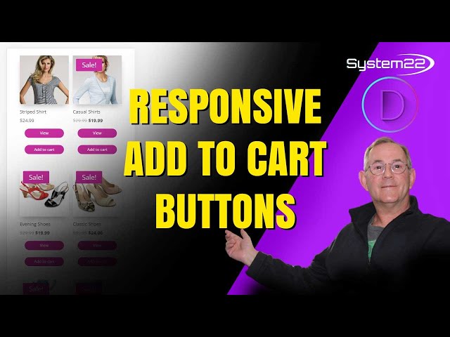 Divi Theme Responsive Woocommerce Add To Cart Buttons