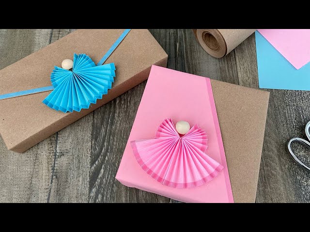 Angel Themed Gift Wrapping | Paper Craft Ideas