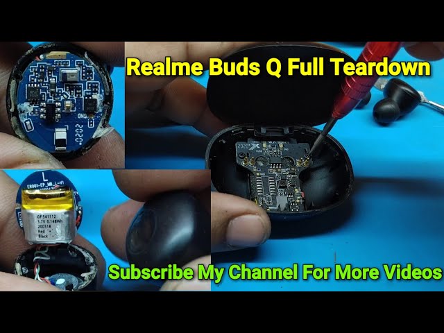 Realme Buds Q TWS Earphone Full Teardown | Disassembly