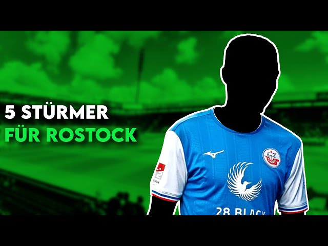 Hansa Rostock: 5 Stürmer als Verhoek-Ersatz die Rostock auf der Liste haben muss!
