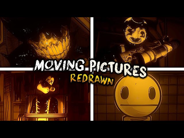 BATIM: Moving Pictures Redrawn - ALL Endings & Full Walkthrough (Bendy Remastered Showcase)