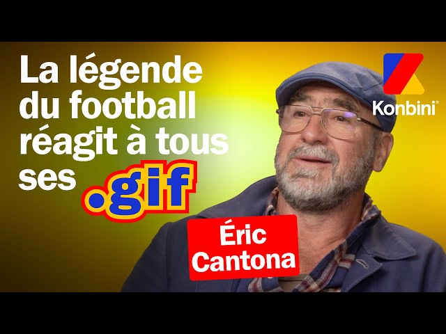 La légende du football Éric Cantona réagit aux gifs iconiques qui ont marqué sa carrière  😭