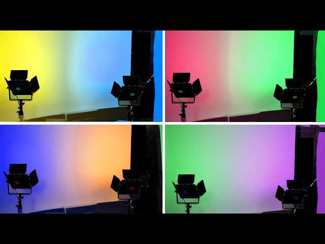 How to make a YouTube background STAND OUT with colored lights