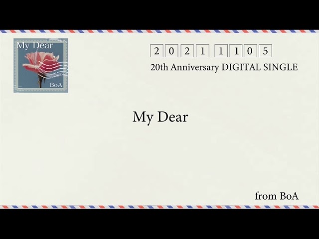 BoA / ’My Dear' Official Audio