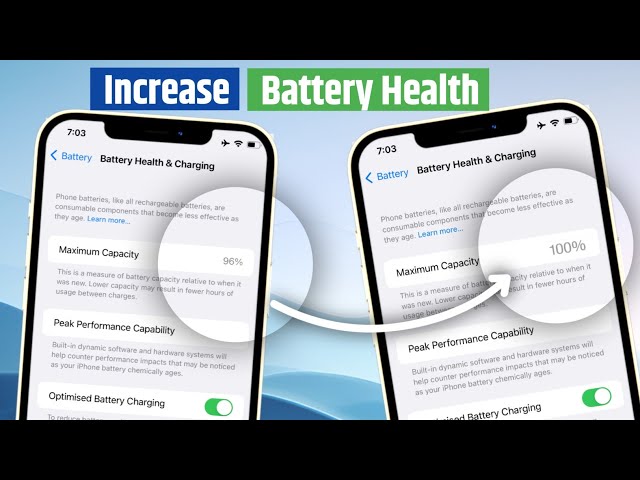 How To increase Battery Health in iPhone | iPhone Battery Health Kaise Badhaye | Battery Health |