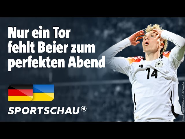 Deutschland - Ukraine Highlights Freundschaftsspiel | Sportschau Fußball