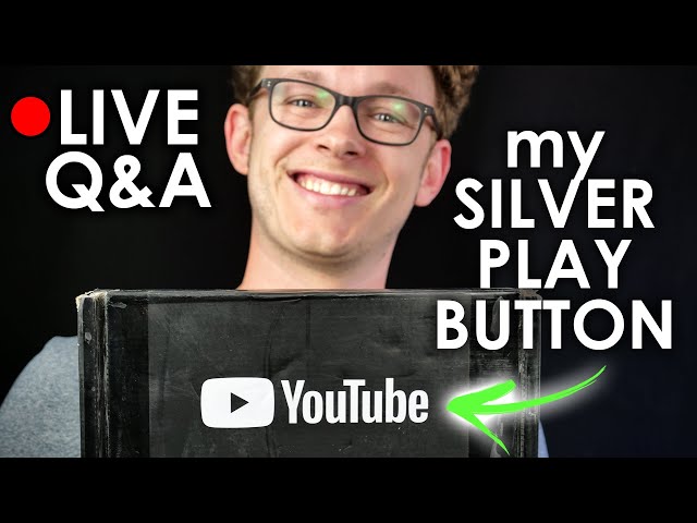 WAS LIVE: UNBOXING my SILVER PLAY BUTTON + Q&A for 100k subscribers!