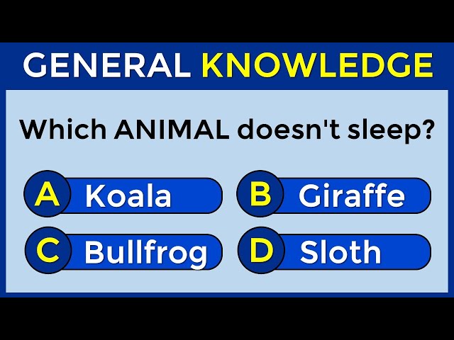 How Good Is Your General Knowledge? Take This 30-question Quiz To Find Out! #challenge 20