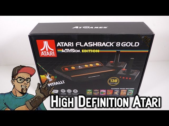 High Definition Atari 2600 Flashback 8 Gold HD Activision Edition AtGames