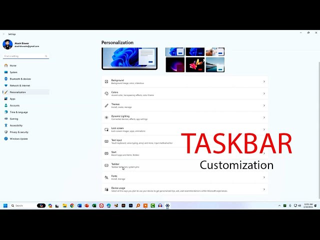 Windows 11 Taskbar Customization Bangla Tutorial