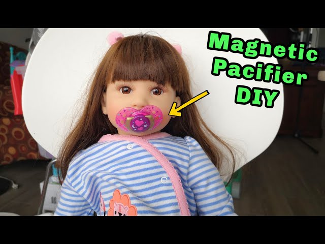How to make A Magnetic Pacifier for your Reborn Doll DIY