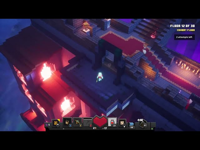 Minecraft Dungeons #76 (2/3) - Luminous Night THE TOWER Floor 11-22 Apocalypse