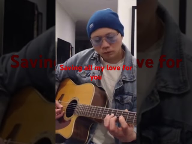 Saving all my love for you guitar instrumental