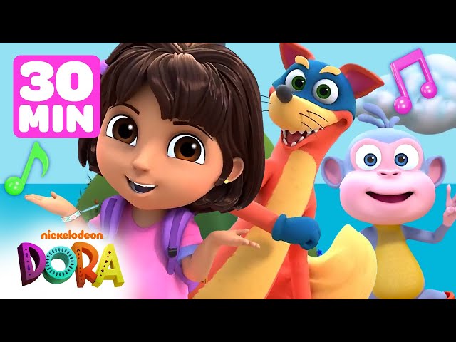 Dora's Dance Party! w/ Swiper 👯‍♂️ 30 Minute Dance Compilation | Dora & Friends