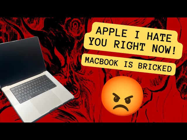 APPLE I HATE YOU RIGHT NOW - MAC IS BRICKED!!! Part 1