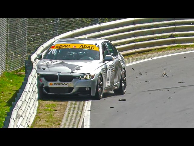 Nürburgring Crashes, Technical Defects & Action! ADAC Ravenol 24h Qualifiers Nordschleife