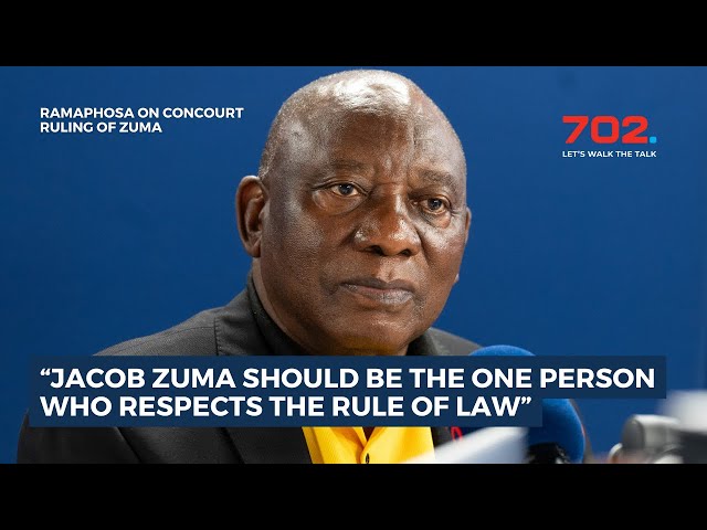 Ramaphosa reacts to ConCourt barring Zuma from standing in election