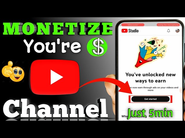 YouTube Channel Monetize🤑kaise kare । How to Monetize YouTube Channel in mobile
