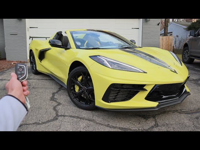 2022 Chevrolet Corvette Convertible C8 R Edition: Cold Start, Exhaust, Test Drive and Walkaround