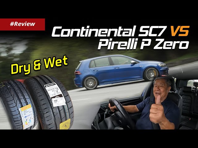 Continental SC7 vs Pirelli P Zero Tire Test - Genting Hillclimb, Wet & Dry Test | YS Khong Driving