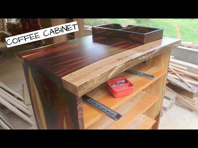 Making Coffee Cabinet out of Beautiful Wood