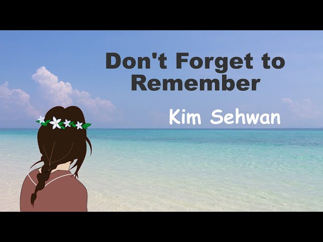 Don't Forget To Remember - Lyrics -  思い出を胸に - 日本語訳詞 - Japanese translation  - Kim Sehwan / 김세환