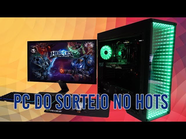 SORTEIO MEGA PC GAMER!!! TESTE no Heroes of the Storm!!