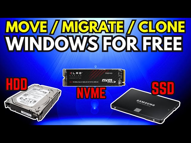 How to Migrate Windows to Another Drive For Free (HDD, SSD, NVMe) || Clone Windows 11,10,8.1,7