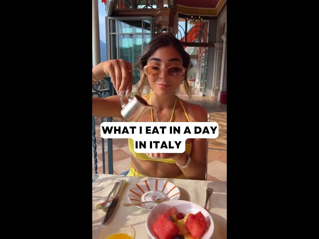 WHAT I EAT IN A DAY IN ITALY🇮🇹 #shorts