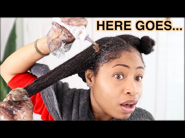 NOT SURE HOW THIS WILL TURN OUT 👀...(natural hair experiment)