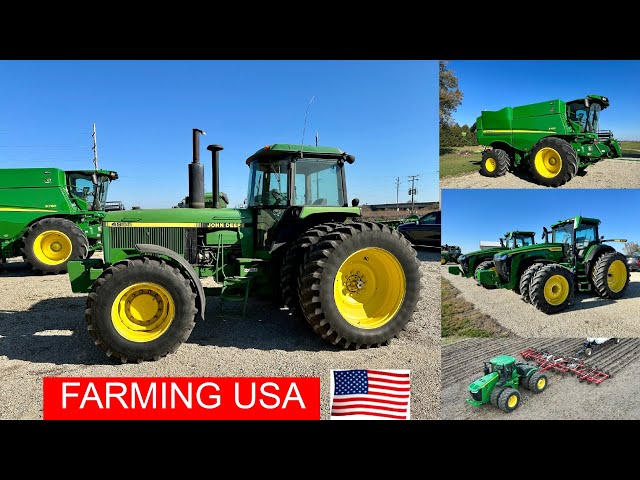 FARMING IN USA 🇮🇪 - 🇺🇸  JOHN DEERE X9 IN ACTION