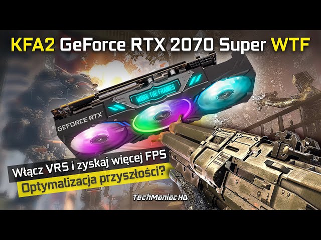 Huge, quiet and cool! KFA2 GeForce RTX 2070 Super WTF from NVIDIA! 😉 [How does VRS compare to DLSS]