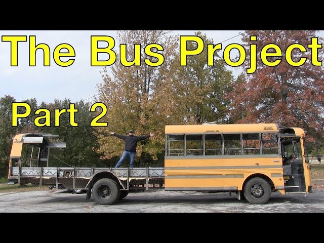 The RV/Car Hauler Bus Project: Part 2 - The Uplifting Part