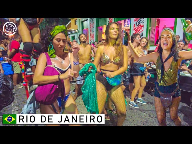 🇧🇷 CARNIVAL PARTY in Rio de Janeiro, Brazil | Bloco de Carnaval: Santa Teresa |【4K】May 01, 2022