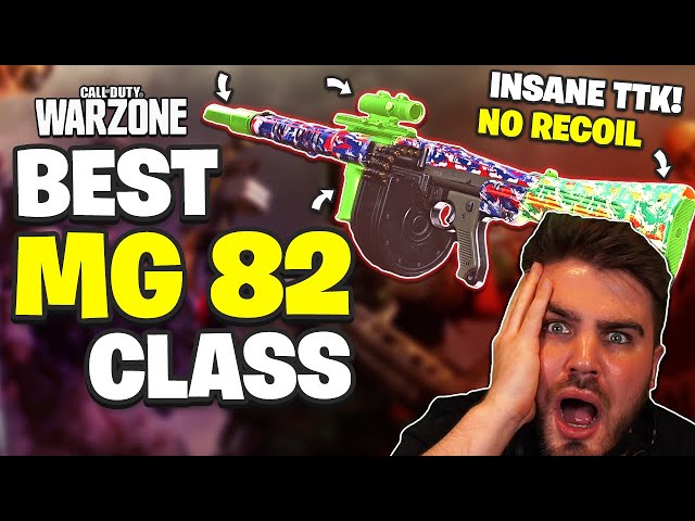 BEST MG 82 Class Warzone Season 4 *NEW* BROKE LMG!! (INSANE TTK + NO Recoil)