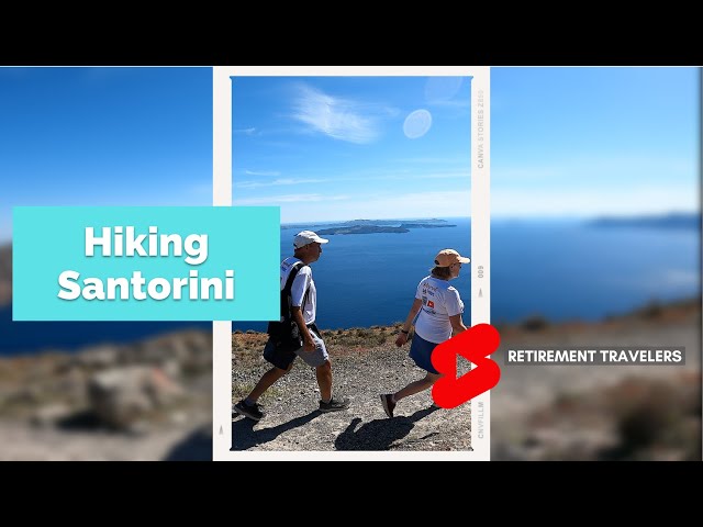 SANTORINI - FIRA TO OIA HIKE | Retirement Travelers #shorts