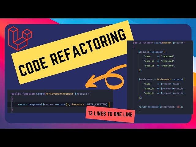 Code Refactoring in Laravel with testing