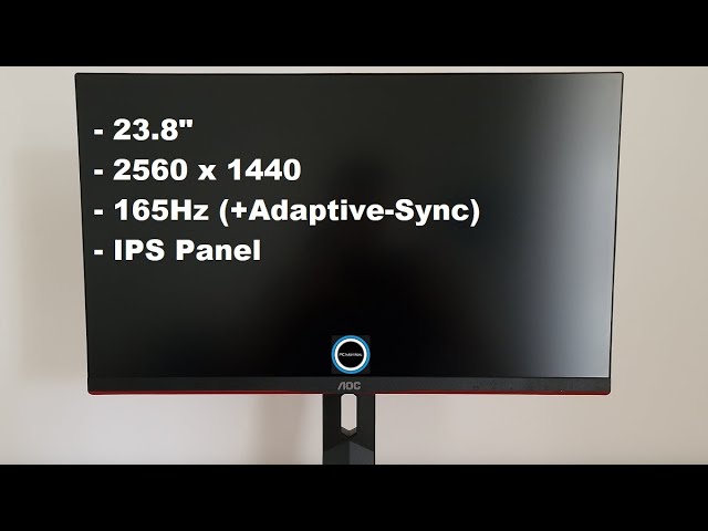 AOC Q24G2A/BK Review - Small but Mighty (23.8" QHD 165Hz)