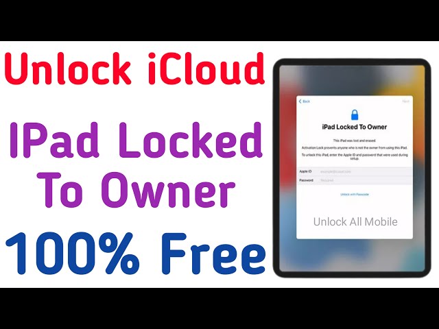Permanent iCloud Unlock iPad Locked To Owner | Unlock iPad Activation Lock | Remove iPad iCloud Lock