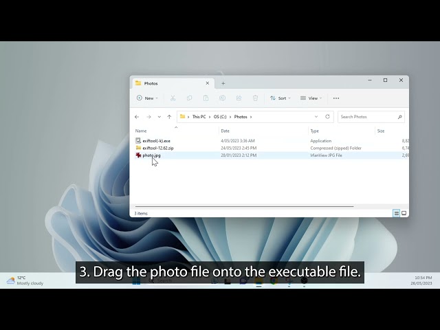 How to use Exiftool on Windows 10 or 11 (Basic)
