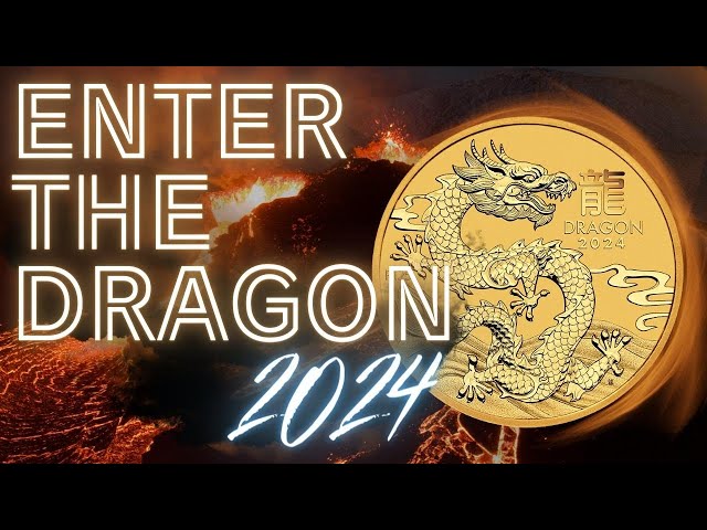 Enter the Dragons - Perth Mint Gold Lunar 2024 Year of the Dragon Coins
