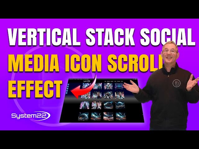 Transform Your Site with Divi Theme's Vertical Stack Social Icons - Roll Your Way to the Top!"