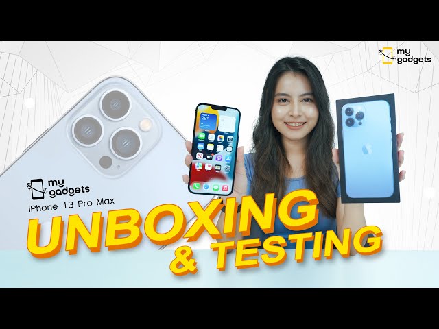 iPhone 13 Pro Max Unboxing & Testing