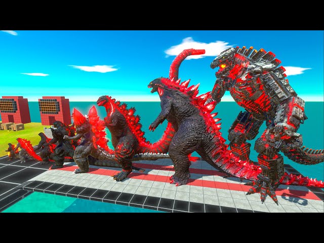 EVOLUTION of Devil MECHAGODZILLA 2021 Size Comparison vs Team Dark GODZILLA 2014 x KONG Monster War