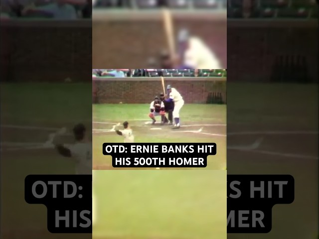OTD: Ernie Banks hit is 500th career home run #MLB #Shorts