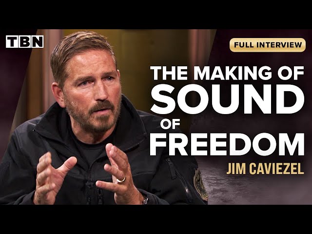 Jim Caviezel: The Obstacles Behind Releasing Sound of Freedom | FULL INTERVIEW | TBN