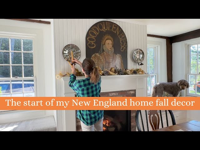 Starting my New England fall home decor  -  Country Club Party - Halloween party theme decided