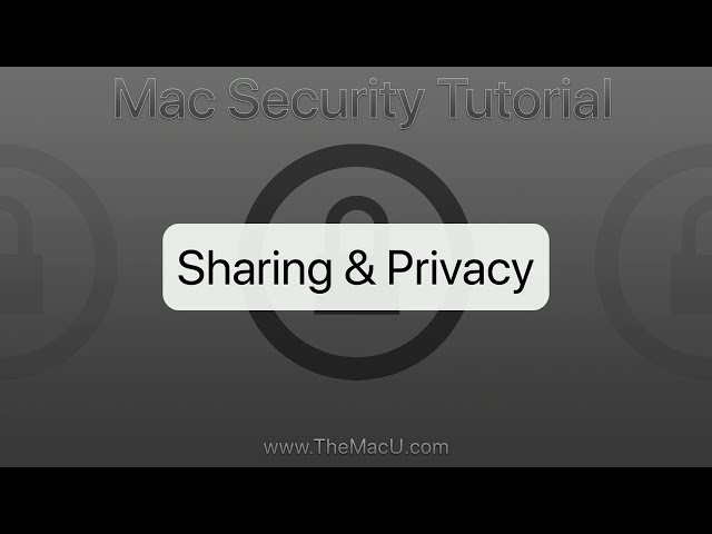 Sharing & Privacy