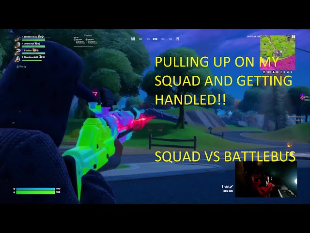 Fortnite: squad vs Battlebus